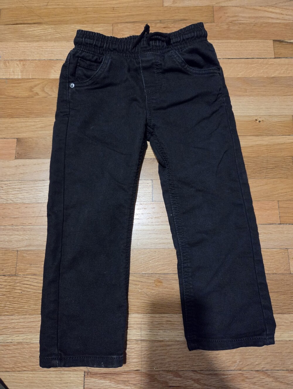 Cat & Jack Boy Black Pull-On Stretch Kids Pants Size 3t